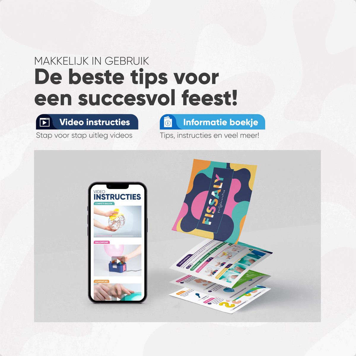 Fissaly 40 stuks Blauw, Wit & Donkerblauw Helium Ballonnen met Lint – Verjaardag Versiering Decoratie – Papieren Confetti – Latex — afbeelding 5