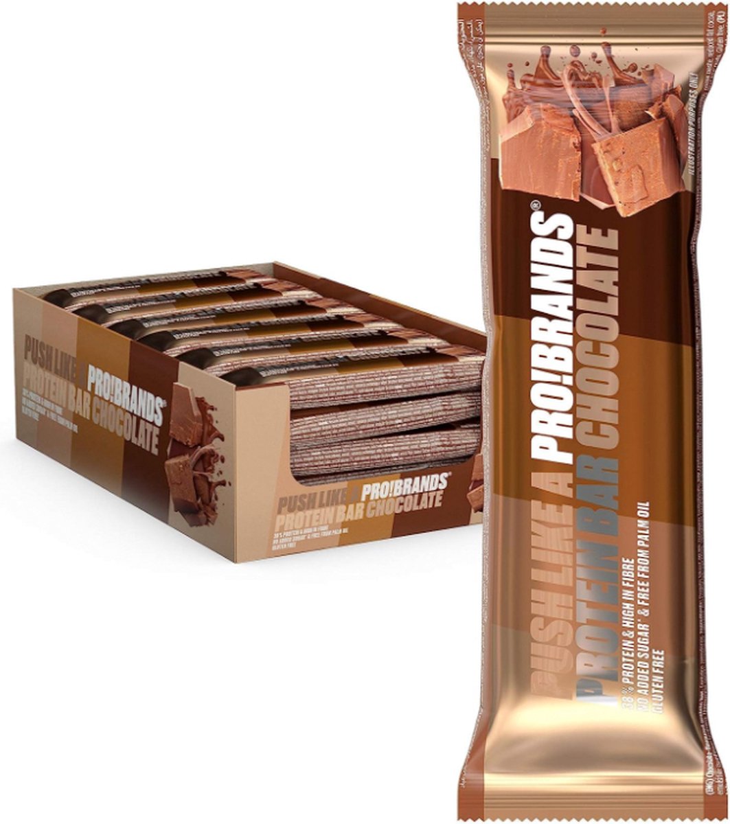 Pro!Brands | Protein Bar | Chocolate | 24 Stuks | 24 x 45g