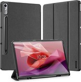 Dux Ducis Tablet Hoes Geschikt voor Lenovo Tab P12 - Dux Ducis Domo Bookcase - Zwart