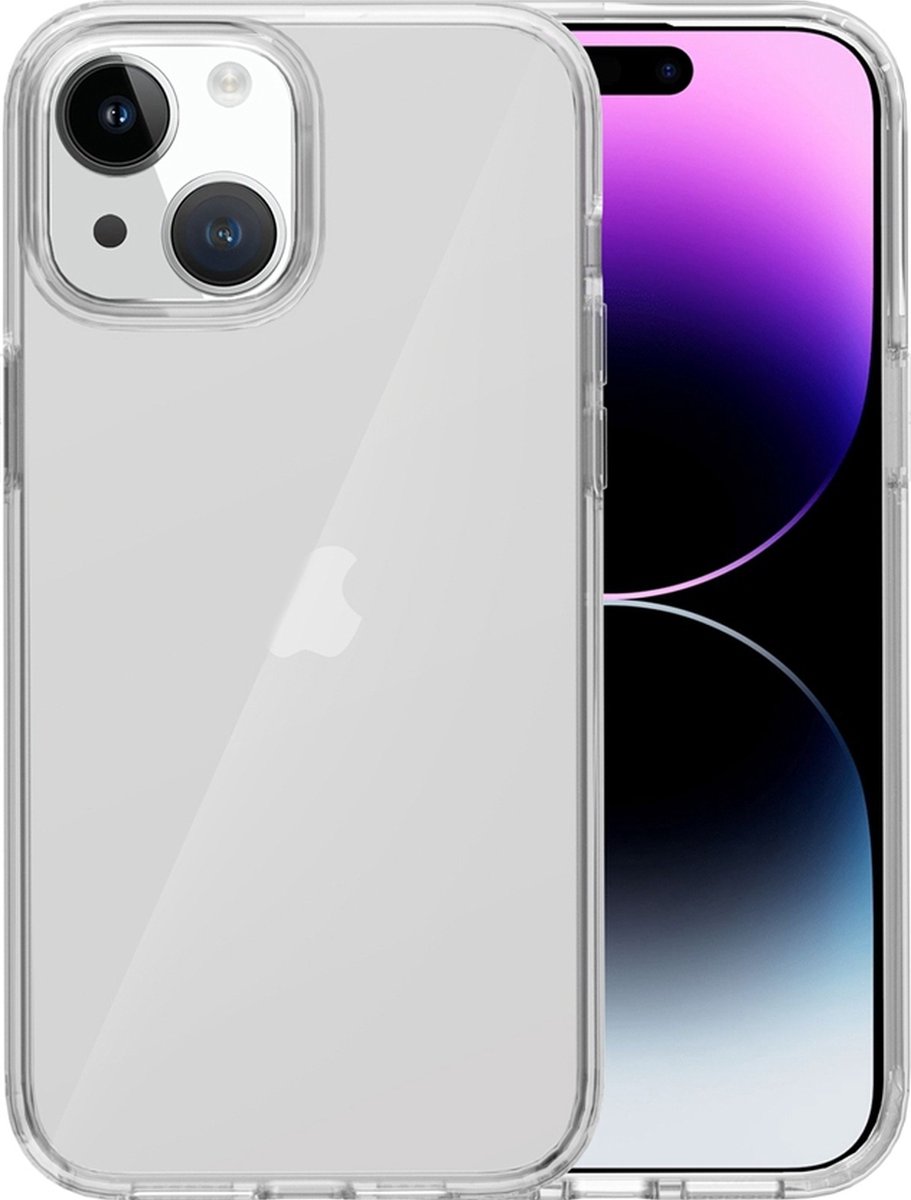 Mobigear Doorzichtig Hoesje geschikt voor Apple iPhone 15 Telefoonhoesje Hardcase | Mobigear Crystal Backcover | Doorzichtig Telefoonhoesje iPhone 15 | iPhone 15 Case | Back Cover - Transparant
