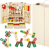 Boîte à outils Springos - Bois - Pour Enfants - Jouets