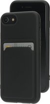 Mobiparts Classic TPU Case with Cardholder Apple iPhone 7/8/SE (2022/2020) Matt - Zwart