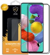 2-Pack Samsung Galaxy A51 Screenprotectors - MobyDefend Screensavers Met Zwarte Randen - Gehard Glas - Glasplaatjes Geschikt Voor Samsung Galaxy A51