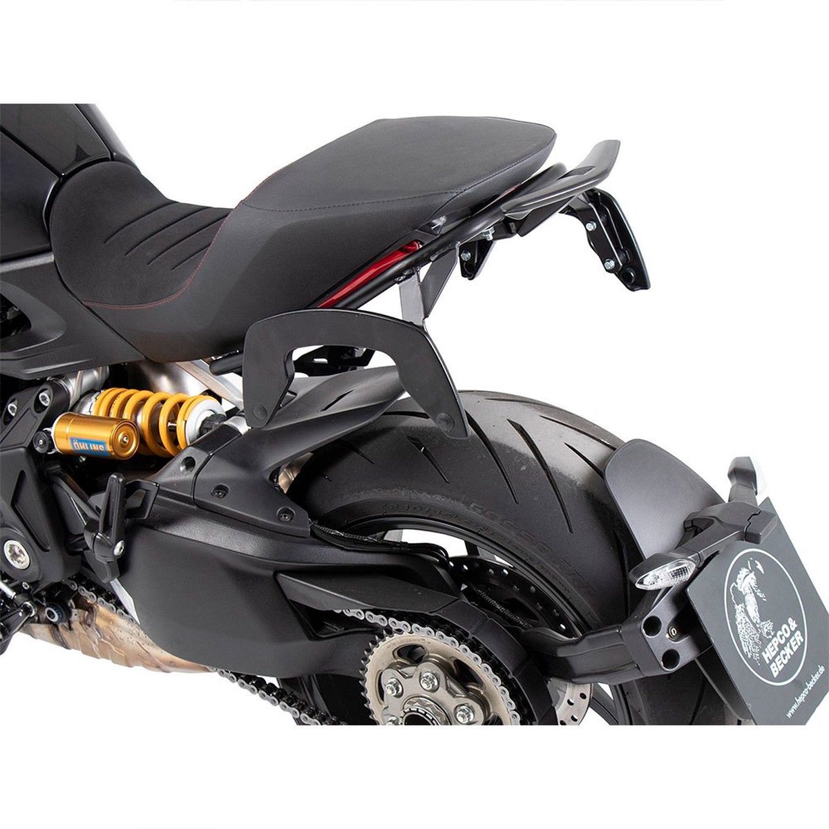 Hepco Becker Easyrack Aprilia Tuono V4 1100 Rr 15 6707501 00 01 Bagagerek Zilver