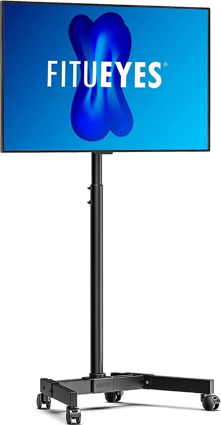 Support TV Mobile Sur Roulettes - Pour écrans 42 à 100 Pouces, Charge 80kg, VESA 200x200 à 900x600 Mm