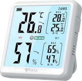 Station météo sans fil - Thermomètre d'ambiance numérique - Hygromètre - Mesure d'humidité - Wit