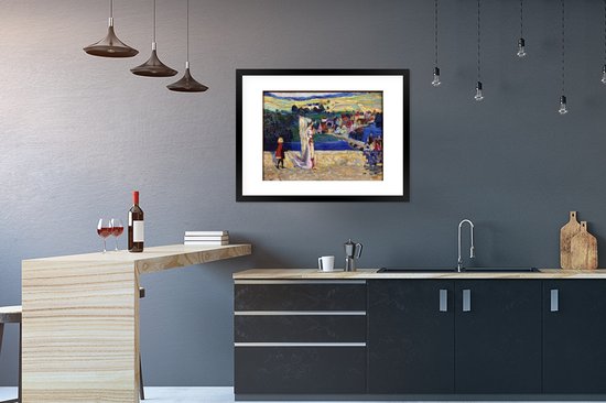 Affiche avec cadre Croquis Promenade - Kandinsky - 80x60 cm