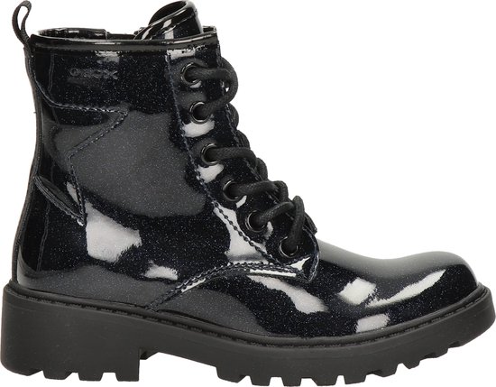 Geox J Casey meisjes veterboot - Donkerblauw - Maat 33