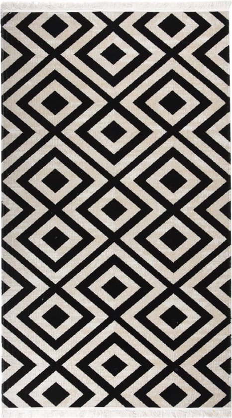 vidaXL Tapis d'extérieur tissé à plat 80 x 150 cm Multicolore