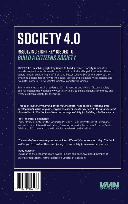 Society 4.0 - Bob De Wit