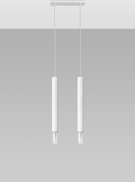 - Lampe suspendue LED blanche WEZYR - Raccordement 2 x G9