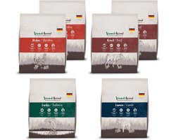 Premium Kattenvoer Droog - Graanvrij met Veel Vers Vlees en Vis (6 x 0.3 kg)