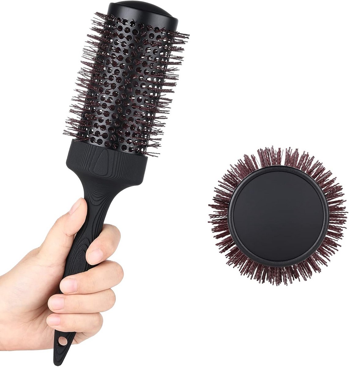 Grote Keramische Ronde Föhnborstel voor Styling en Volume - 6,5 cm