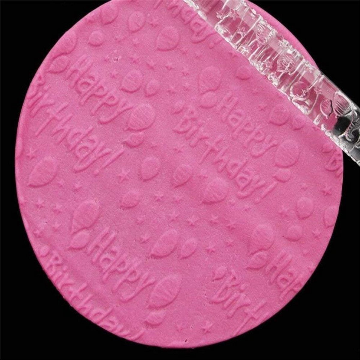 Transparante Fondant Deegroller met Reliëf voor Taartdecoratie en Pastry
