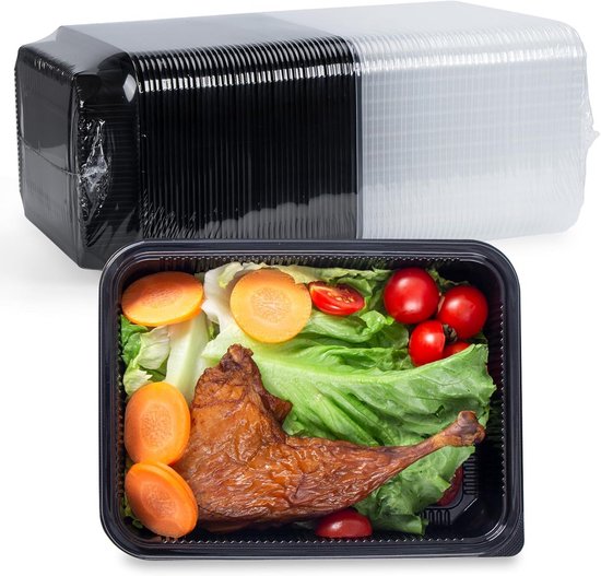 Voedselcontainers voor kinderen - Kunststof opbergdozen met deksel voor in de keuken