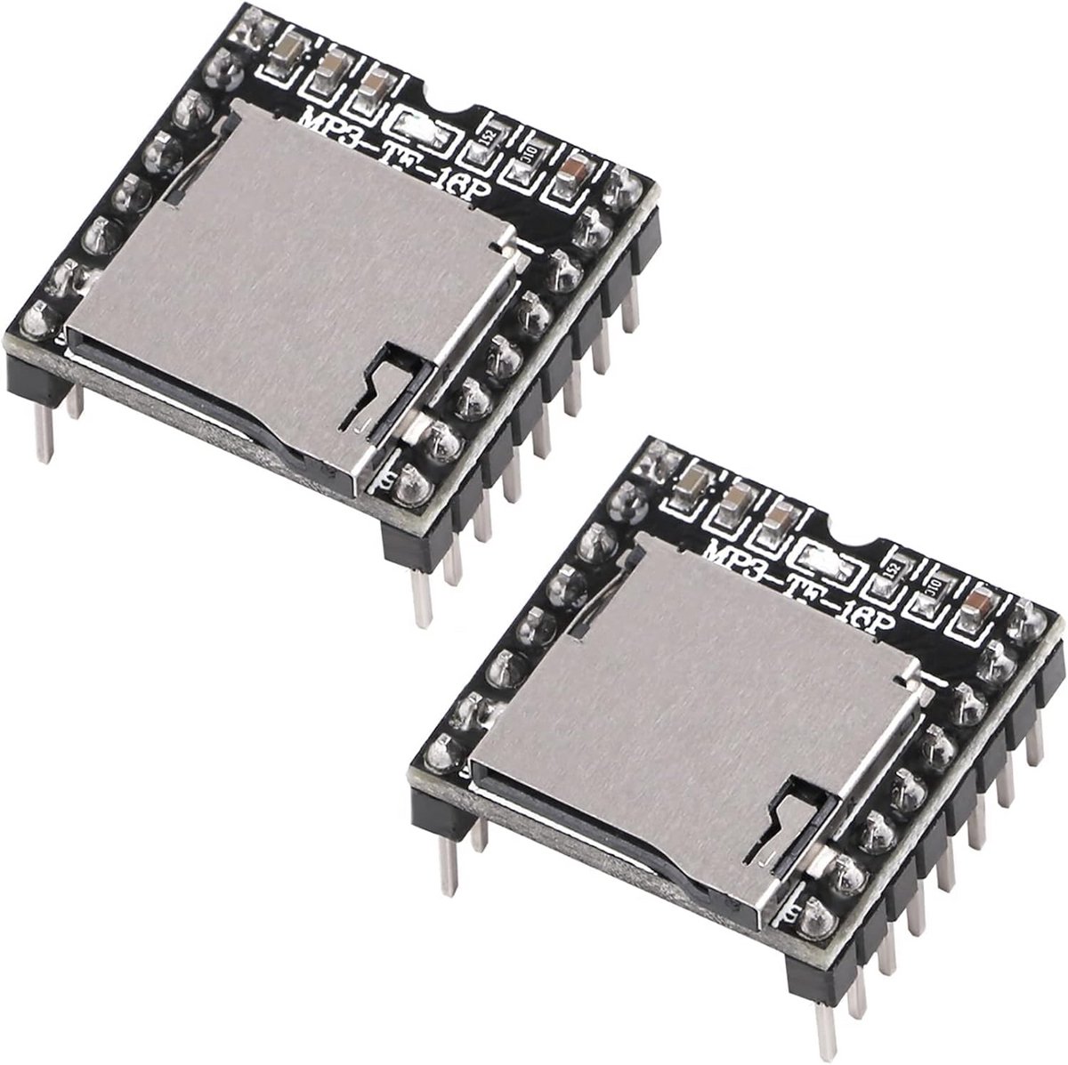 2 stuks MP3 Speler Module met TF-kaart en USB Ondersteuning voor Arduino