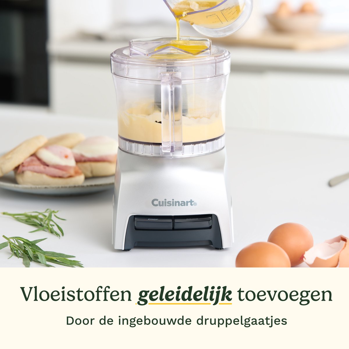 Cuisinart - Pixie Chopper - Mini Hakmolen - 3 Cup / 0,7L - Compact & Krachtig - Zilver thumbnail 2