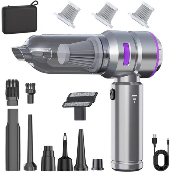 Draagbare auto-stofzuiger | Handzame reiniger met - Draagbare - €45,79