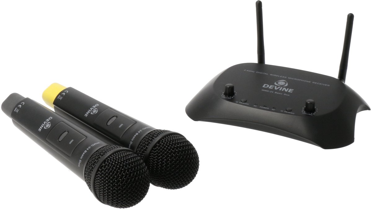 Devine WMD-24 Basic Duo draadloos handheld systeem (2.4 GHz)