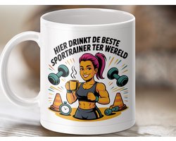 Mok Beste Sporttrainer Ter Wereld, Trainer Cadeau Idee, Fitness Mok, Sport Cadeau, Coach Cadeau, Workout Mok, Personal Trainer Mok