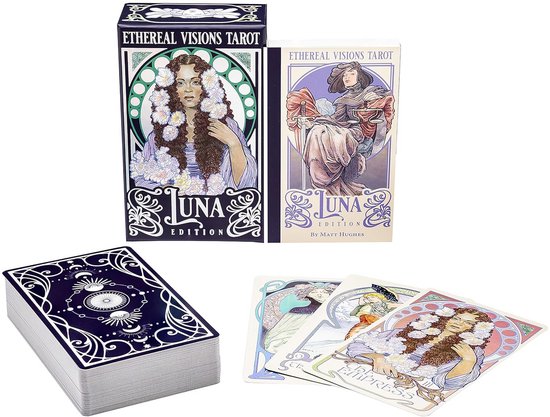 ACELION Originele tarotkaartenset met gids, 78 stuks tarotkaarten met goudfolie op het oppervlak, waarzeggerij spel, tarot voor beginners