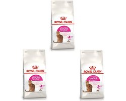 Compleet Droog Kattenvoer voor Kieskeurige Volwassen Katten - Dubbele Textuur en Smaak - 3x400g