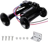 Super Luide Dubbele Luchthoorn 600dB met Compressor voor 12V Auto, Vrachtwagen en Boot