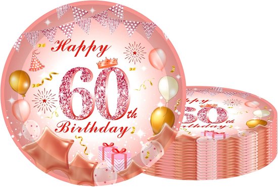 Nkaiso Feestservies 141 stuks roze en roségouden papieren Nkaiso Feestservies 141 stuks roze en roségouden papieren