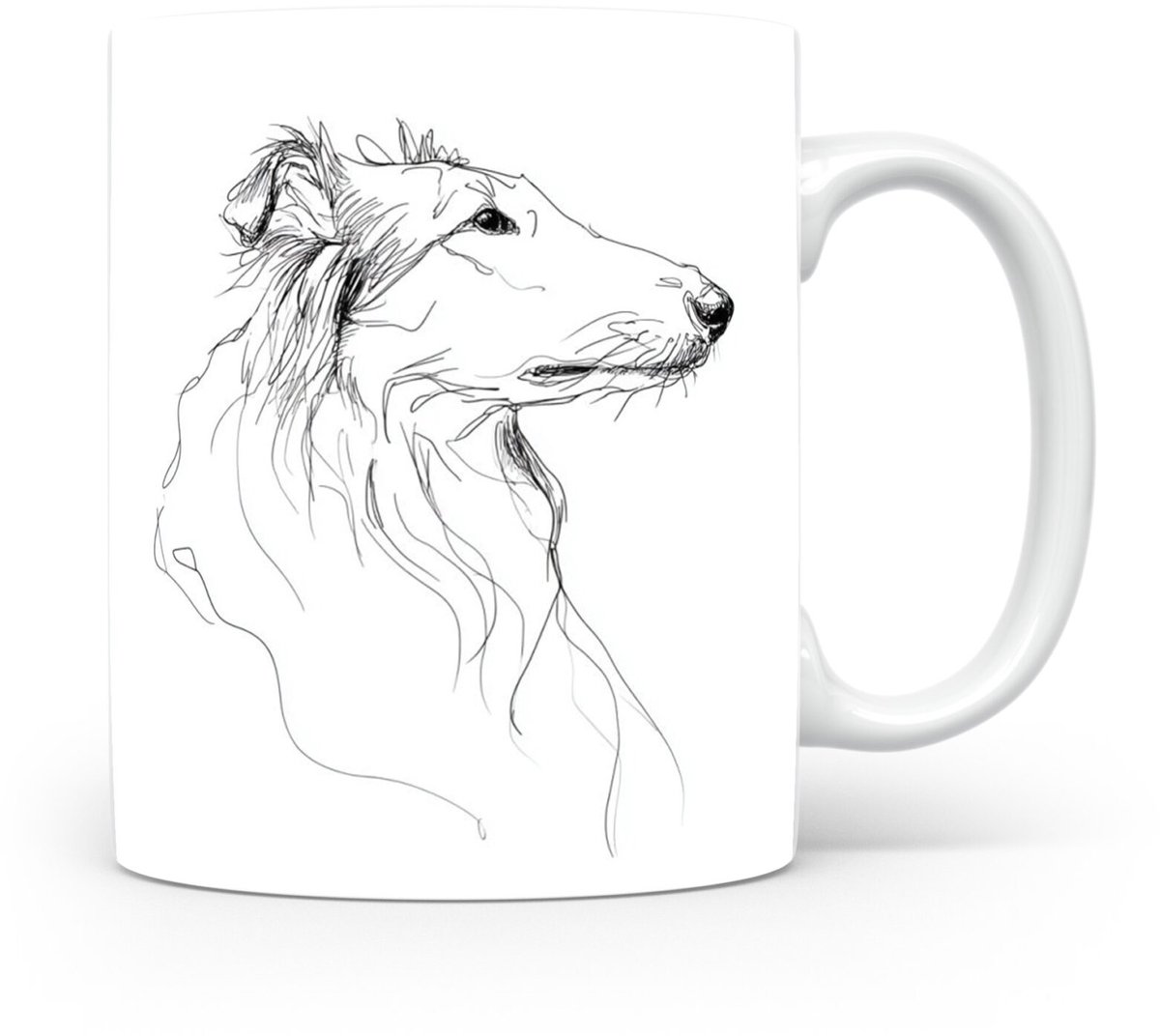 Beker Schotse Collie (Rough Collie)