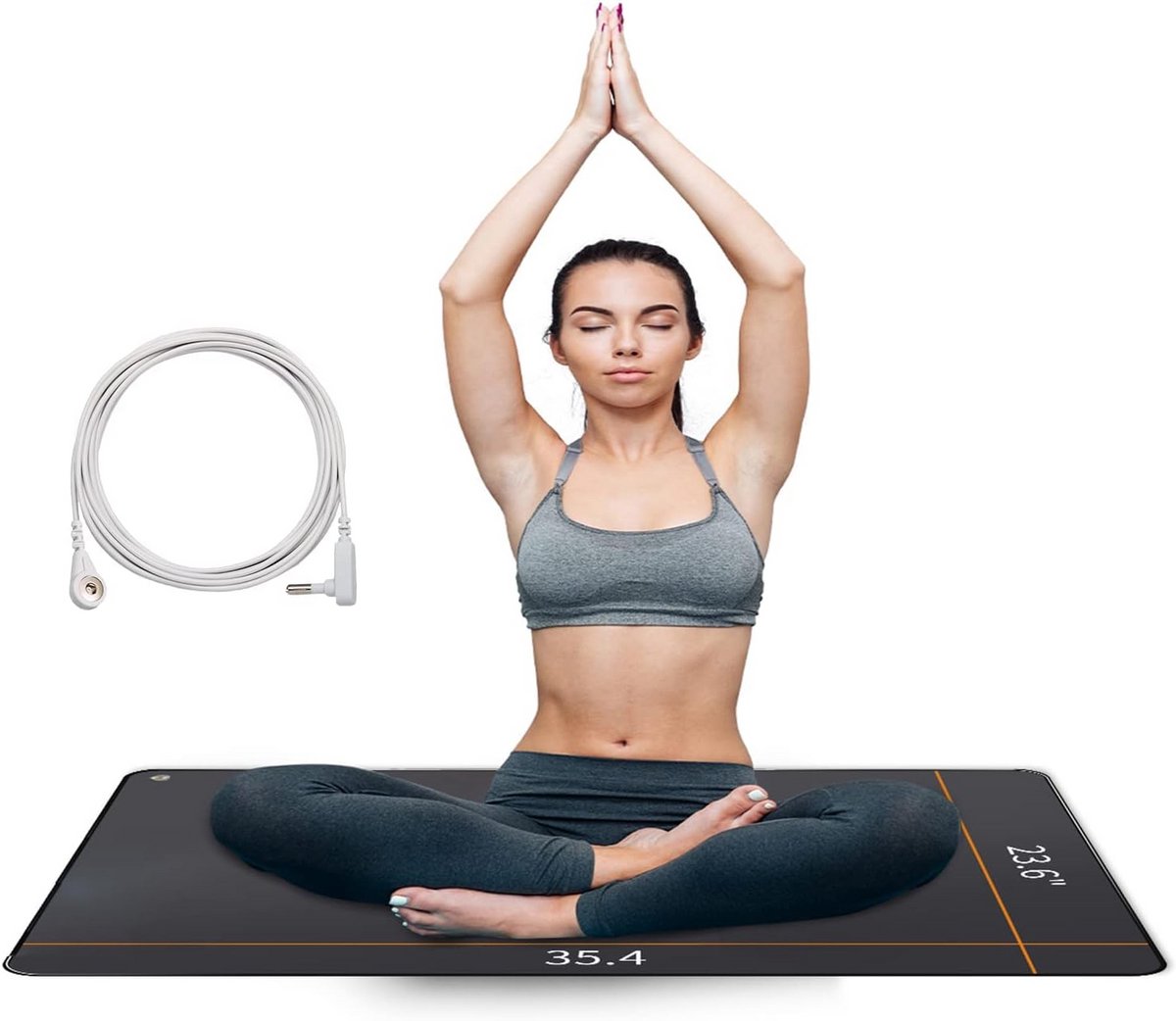 Grote Aardingsmat 60x90 cm - Universele Slaapmat voor Energie & Voettherapie
