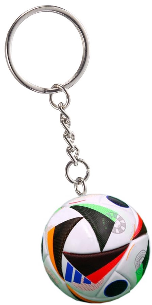 IMPERATORIS® Sleutelhanger Voetbal - Kinderen Jongens en Meisjes - kleurrijk - 10 x 3.8 x 3 cm