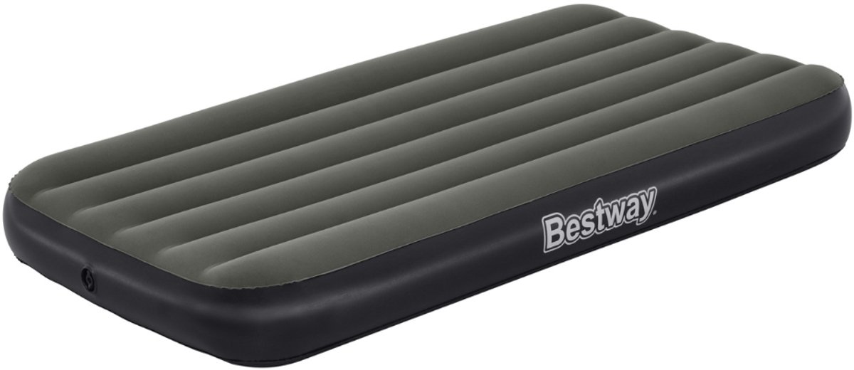 Bestway – Luchtbed – 1-Persoons – 99×188×25 cm – Groen - 1-persoons Luchtbed - Campingbed - Buitenbed - Luchtbed Camping - Luchtbed Buiten