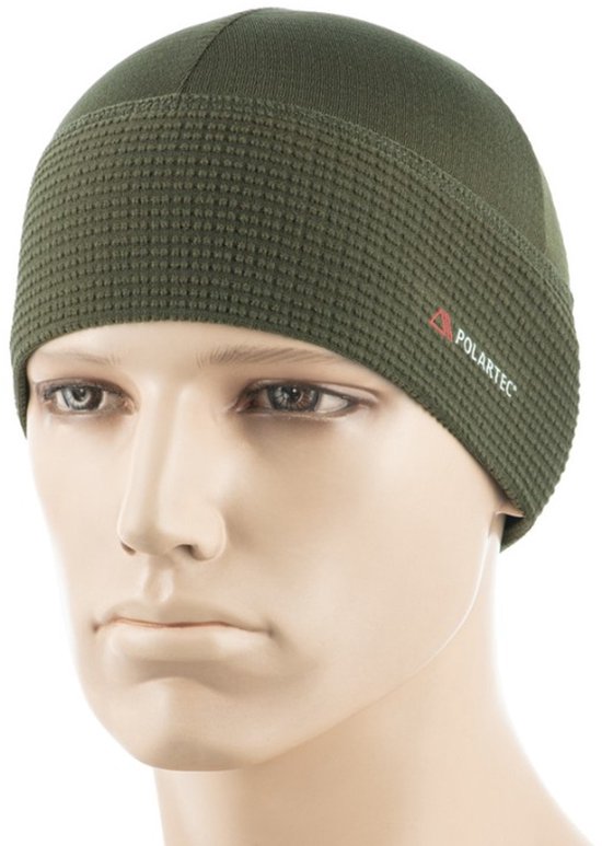 M-Tac tactical fleece helmet cap ECWCS Polartec, legergroen