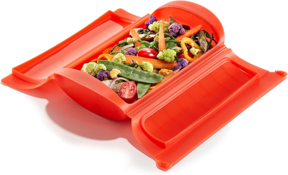 Stoomkoker voor Magnetron voor 1 tot 2 Personen - Gezond & Snel Koken
