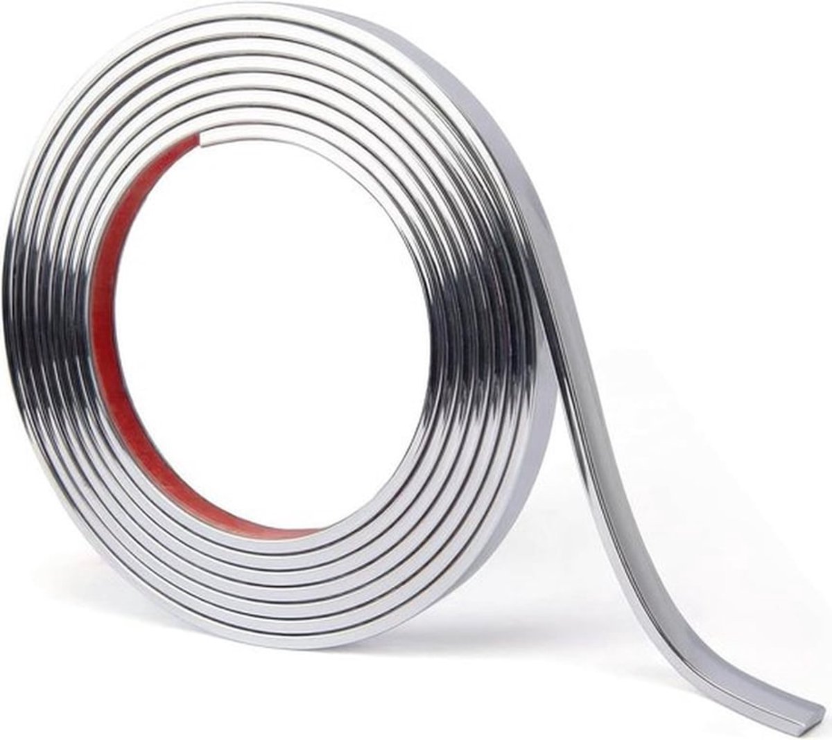 Zelfklevende Zilveren Trim Molding Strip voor Plafond, Ramen, Tafels en Auto's