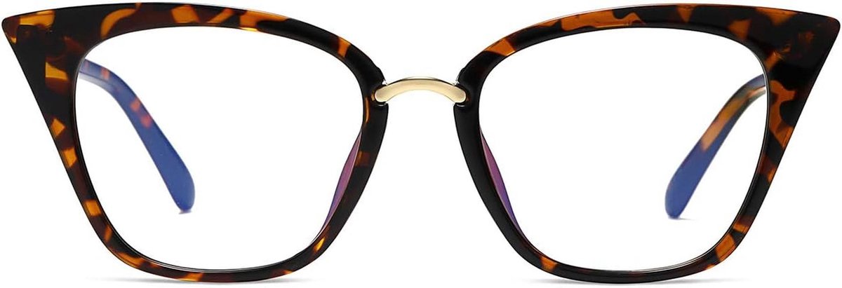 Cateye Anti-blauw licht blokkering computerbril voor vrouwen - Klein gezicht - UV-bescherming
