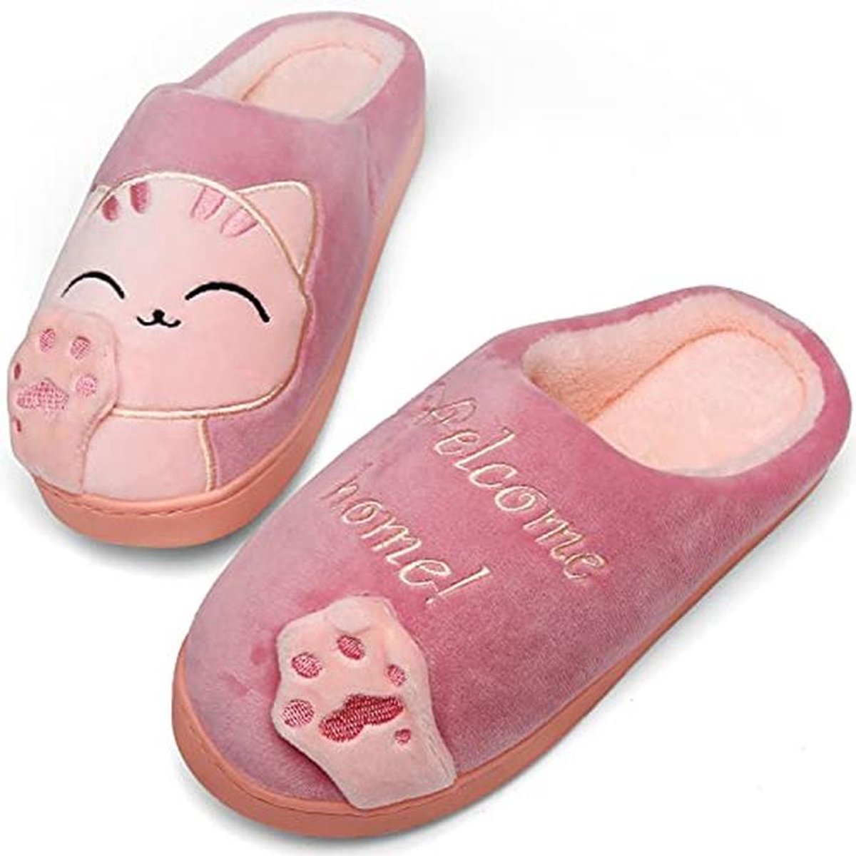 Warme antislip pluche pantoffels voor heren en dames