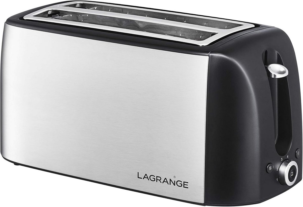 Twee Sleuven Broodrooster met Extra Lange en Brede Opening - 1400W