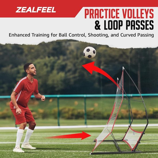 Adjustable Football Kickback Rebounder 100 x 100cm Exercise Net Rebounding Net Adjustable Football Kickback Rebounder 100 x 100cm Exercise Net Rebounding Net