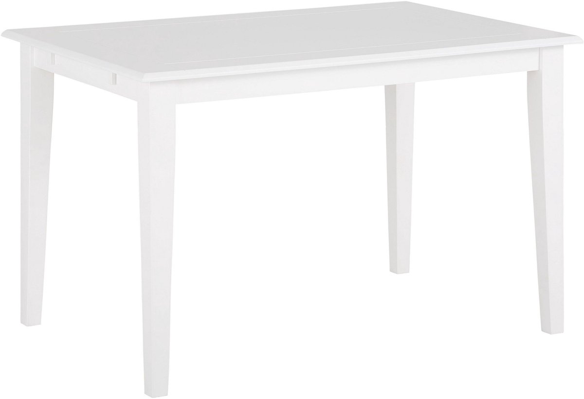 Notio Living Fullerton-Eettafel - 120 cm - Wit Grenen Zwart