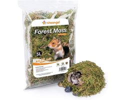 Natuurlijk Mos Beddengoed voor Hamsters en Kleine Knaagdieren 5L