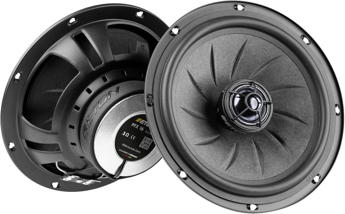 Krachtige 16,5 cm Coaxiale Autospeakers - 2-Weg Geluidssysteem