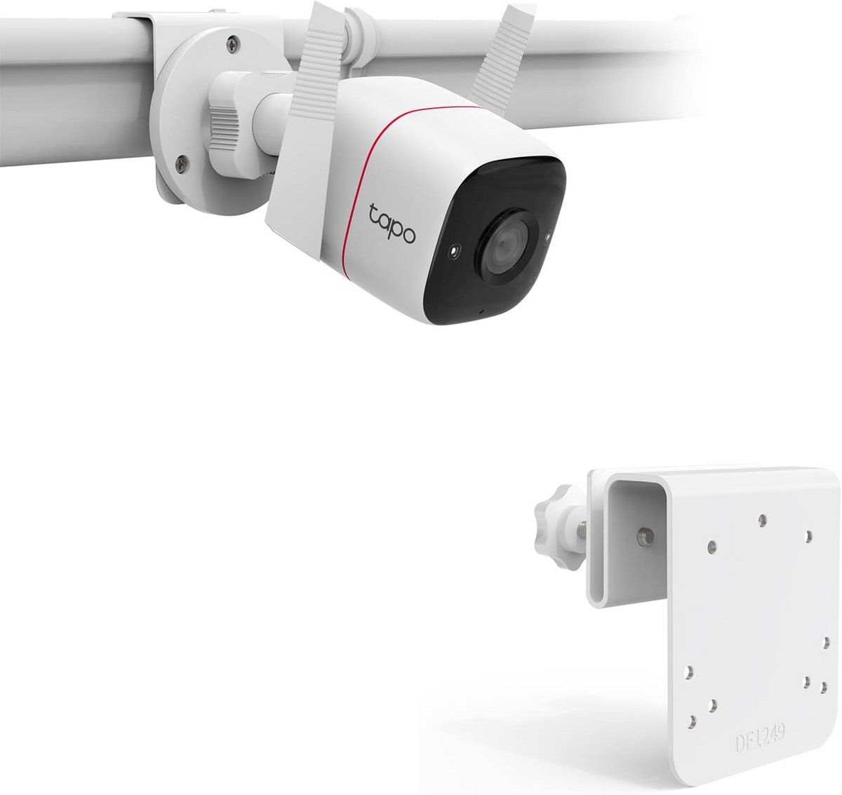 Waterdichte Dakgootbeugel voor Buiten Beveiligingscamera, Montagehouder voor 1 Stuks Camera