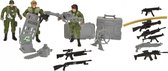 Toi-toys Speelset Army Soldaten Met Accessories 19-delig Legergroen