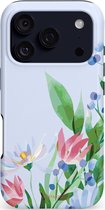 Casetastic hoesje geschikt voor Apple iPhone 17 Pro - MagSafe - Dubbellaagse bescherming - Dromen in pastel - Fashion Case - Lichtgrijs Mintgroen