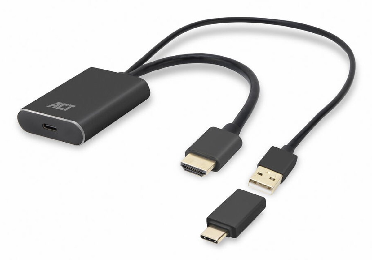 ACT HDMI naar USB Type-C female adapter, 4K@60Hz AC7537