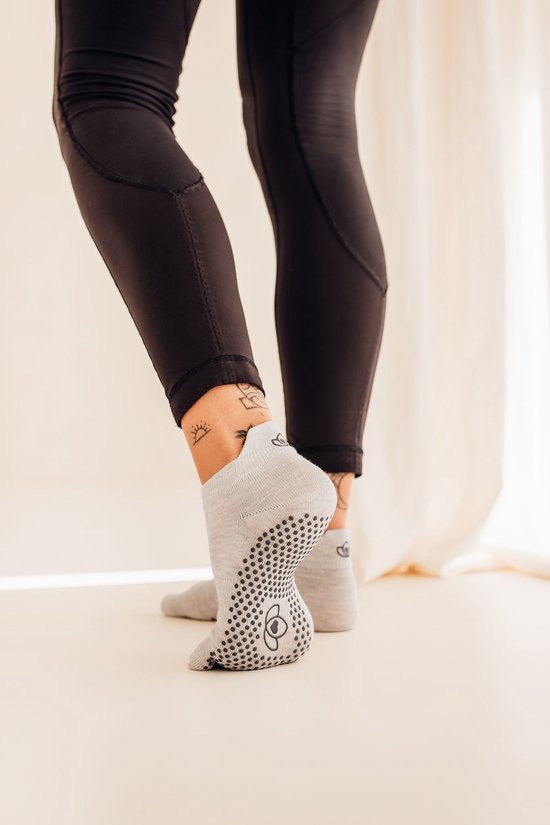Yoga sokken antislip ecru - Lotus van Lotus — afbeelding 4
