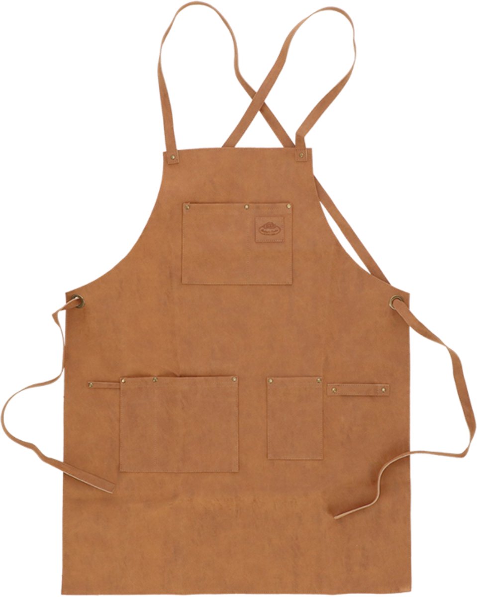 Esschert Design Tuingereedschapschort pu leer Bruin