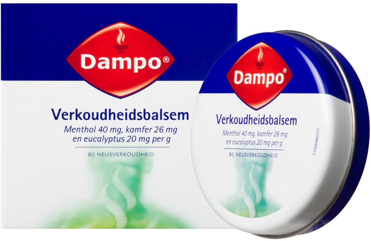 Dampo Verkoudheidsbalsem - 2 x 30 gram