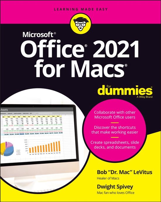 Office 2021 for Macs For Dummies - cover